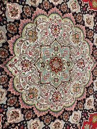 Red Persian Tabriz Design silk & wool 11'5'' X 16'2''