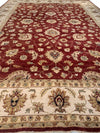 Rust Color Fine Hand Knotted Farahan Design 10' X 14'2''