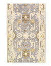 Gray Fine Hand Knotted Oushak Runner 2'7'' X 10'3''