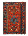 Rust Color Persian Antique Karajeh 3'3'' X 4'8''