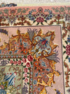 Rose Color fine Persian 70 Raj Tabriz Design silk & wool Rug 6'6'' X 10'