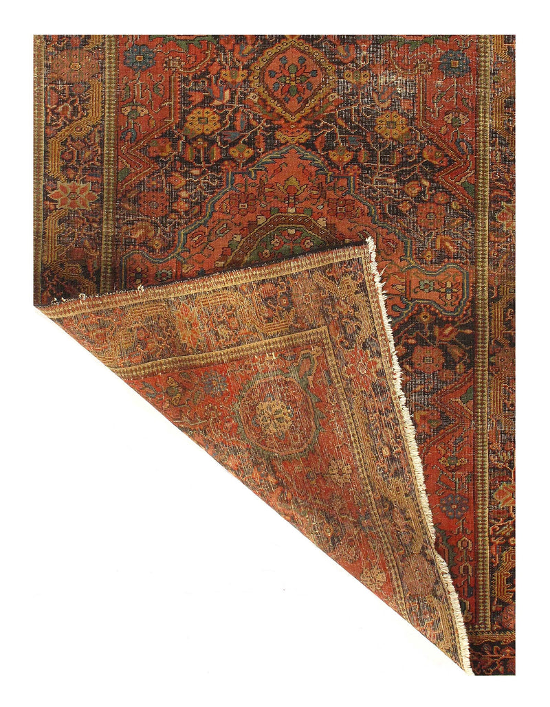 Rust Color Persian Antique Farahan 3'4'' X 5'