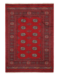 Fine Pak Bokhara Hand-Knotted Rug - 4'7" Ã 6'7"