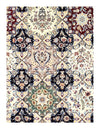 Multi Color Fine Hand Knotted Persian silk & wool Nain 5' X 7'5''