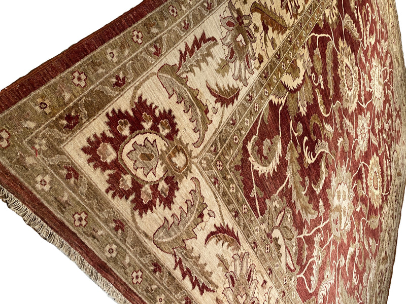 Fine Hand Knotted Farahan Design 12'11'' X 15'11''