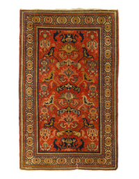 Fine Hand Knotted Antique Turkish Kazak 2'11'' X 4'11''