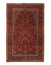 Red Color Fine Persian Antique Kashan 4'5'' X 6'11''