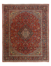 Fine Persian Antique Kashan 8' X 9'11''