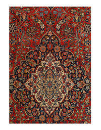 Fine Persian Antique Kashan 8' X 9'11''