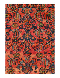 Fine Persian Antique Hand Knotted Hamdan 3'5'' X 6'6''