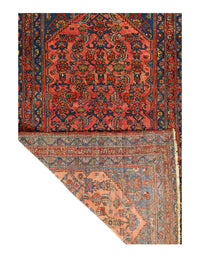 Fine Persian Antique Hand Knotted Hamdan 3'5'' X 6'6''