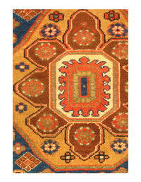 Fine Hand Knotted Vintage Malayer rug 3' X 5'11''