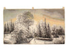 City Covered with Snow Landscape Wall Tapestry 2'5'' X 4'1''