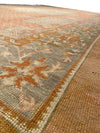 Fine Hand Knotted Antique Turkish Oushak 11' X 15'4''