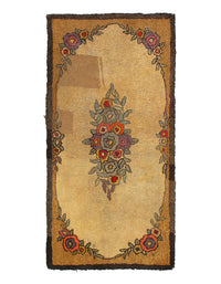 Antique American Hooked Rug 2'11'' X 5'9''