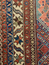 Rust Persian Hand Knotted Antique Malayer Runner 3'6'' X 17'1''