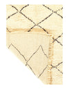 Fine Hand Knotted Vintage Moroccon rug 5'6'' X 6'