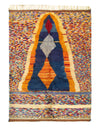 Fine Hand Knotted Vintage Authentic Moroccon 7'7'' X 10'