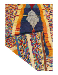 Fine Hand Knotted Vintage Authentic Moroccon 7'7'' X 10'