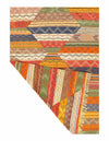 Fine Hand woven Flat Weave vintage Moroccan 4'11'' X 8'8''