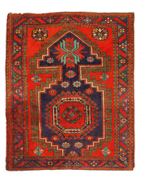 Antique Caucasian kazak 4'9'' X 5'11''