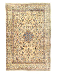 Fine Hand Knotted Silk & wool Persian Nain 10'3'' X 14'11''