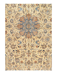 Fine Hand Knotted Silk & wool Persian Nain 10'3'' X 14'11''