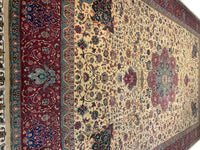 Fine Persian silk & wool Tabriz Design 12'11'' X 19'2''