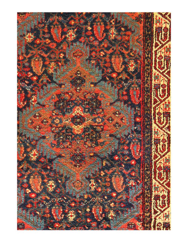 Persian Antique Hamadan rug 2'6'' X 4'