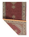 Fine Persian silk & wool Tabriz Design runner 2'8'' X 12'11''