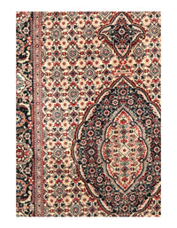 Fine Hand Knotted silk & wool Tabriz Design runner 2'7'' X 12'7''