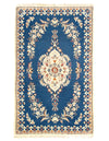 Light Blue Persian Fine Hand Knotted Nain 3'9'' X 6'2''