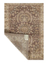 Light Brown Hand Knotted Oushak Design 5' X 6'7"