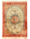 Persian Fine Hand Pure silk Qum rug 1'11'' X 2'7''