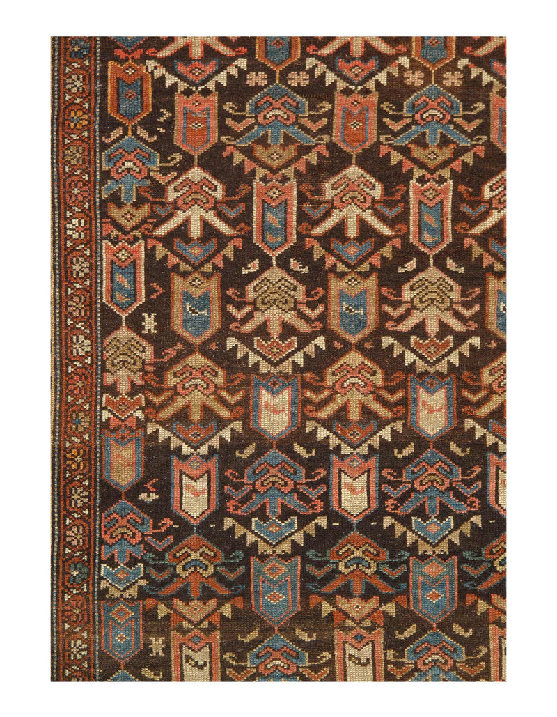 Antique Caucasian kazak 3'3'' X 7'5''