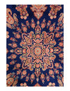 Navy Blue Fine Hand knotted Perisan Kerman 9'8'' X 13'7''