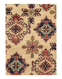 Ivory Super Kazak Lamb's Wool Rug - 10' X 13'3"