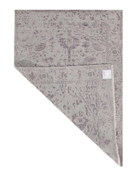 Gray Erased Modern Rug 6' X 9'