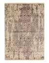 Ivory Erased Modern Rug 6' X 9'