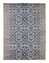 Gray Erased Modern Rug 9' X 12'