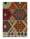 Afghan Kilim Handspun Wool Rug - 3'3" x 5'