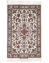 Ivory Persian Isfahan Wool & Silk 2'6" X 4'