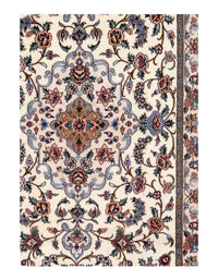 Ivory Persian Isfahan Wool & Silk 2'6" X 4'