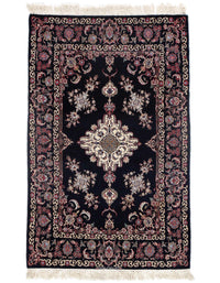 Black Persian Isfahan 3'5" x 5'5"