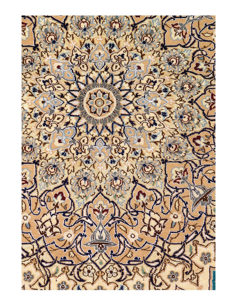 Fine Hand Knotted Persian Square Nain 9'11'' X 9'11''