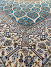 Fine Hand Knotted Persian Square Nain 9'11'' X 9'11''