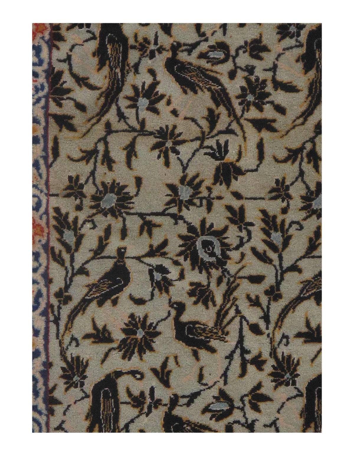 Isfahan Rug Green Light Green Persian Isfahan 2'8
