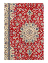 Persian Nain Hand-Knotted Silk & Wool Pile Rug - 4'3" X 6'7"