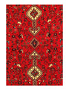 Genuine Persian Abadeh Rug - 4'7"x 6'9"