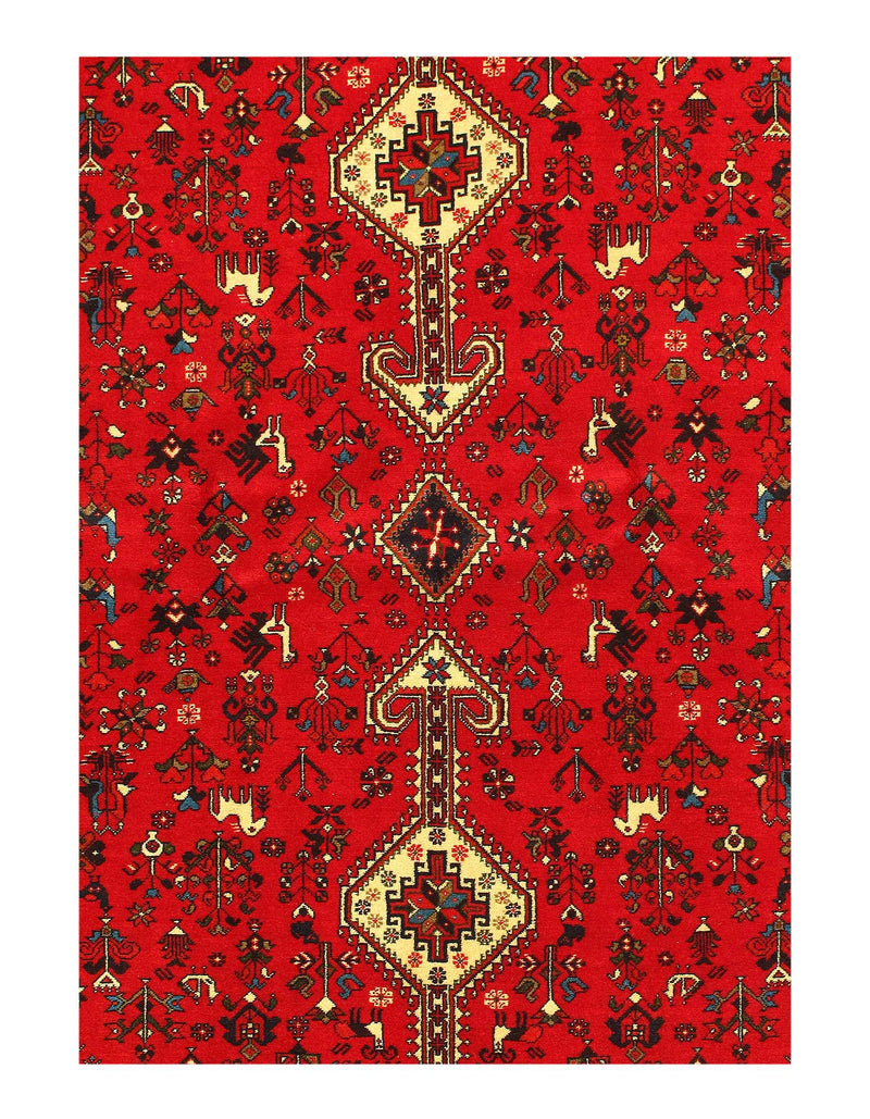 Genuine Persian Abadeh Rug - 4'7"x 6'9"